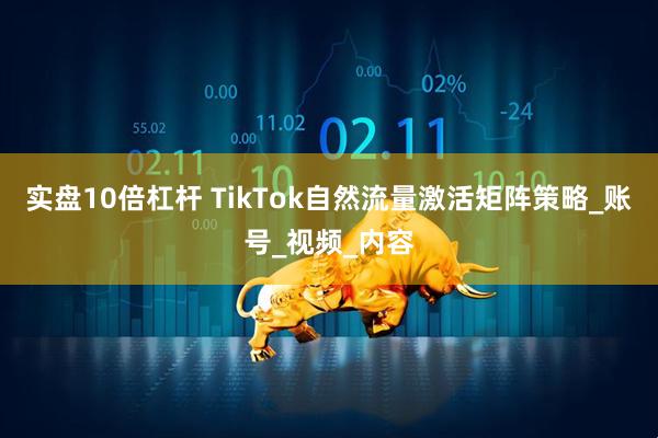 实盘10倍杠杆 TikTok自然流量激活矩阵策略_账号_视频_内容